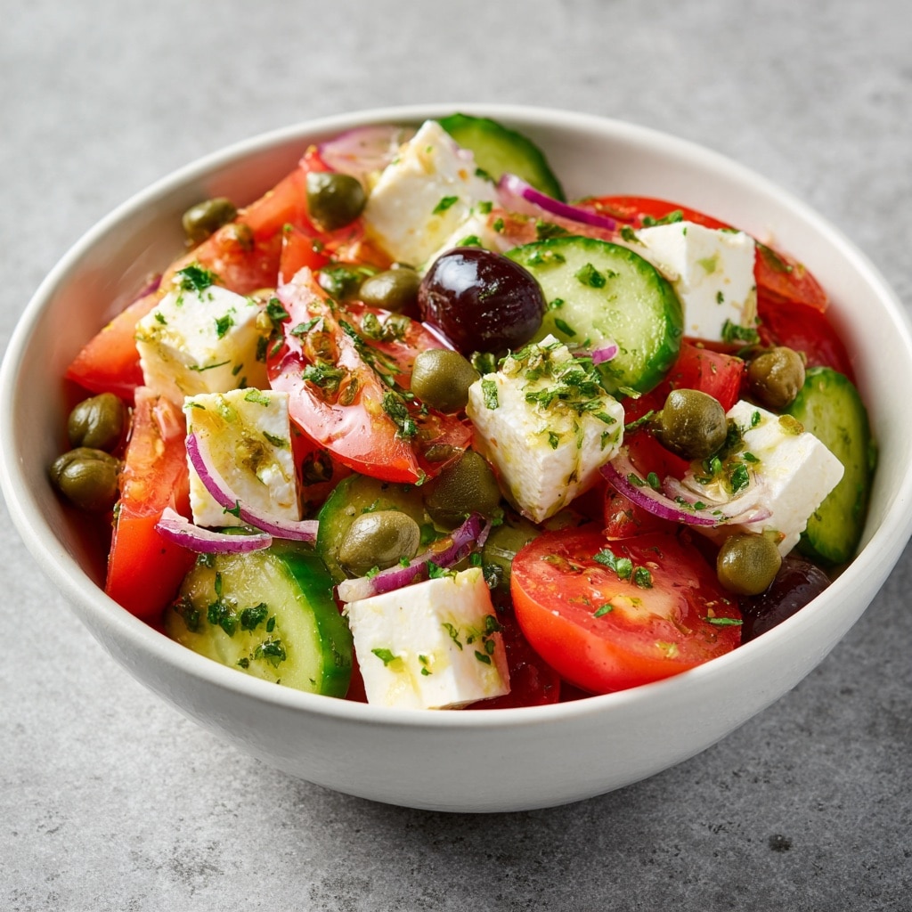 Easy Homemade Caperberries Recipe in 30 Minutes 13 Mediterranean salad with caperberries and feta